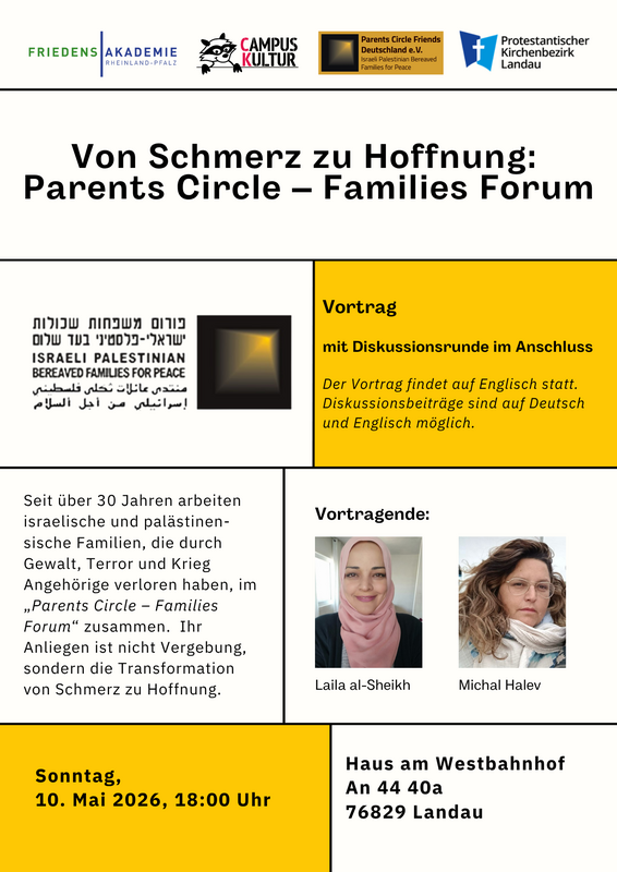 Dialog statt Rache - Eine Israelin und eine Palästinenserin in Trauer  gemeinsam für Frieden